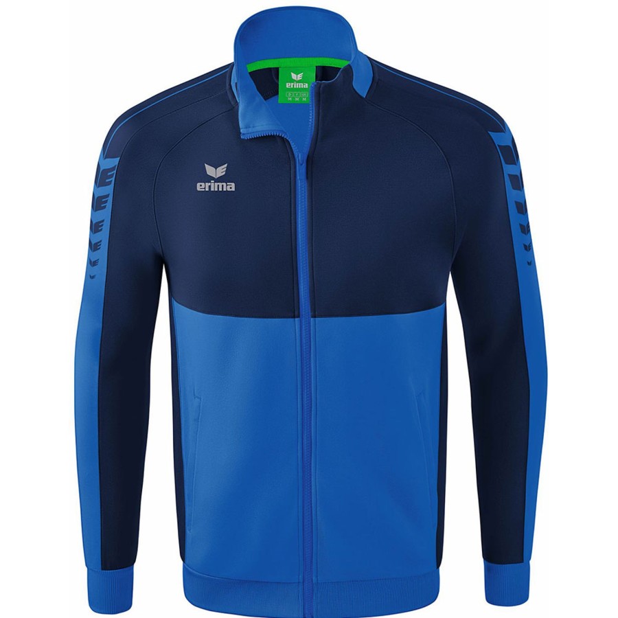 Kinder Erima Jacken | Erima Kinder Trainingsjacke Six Wings Blau