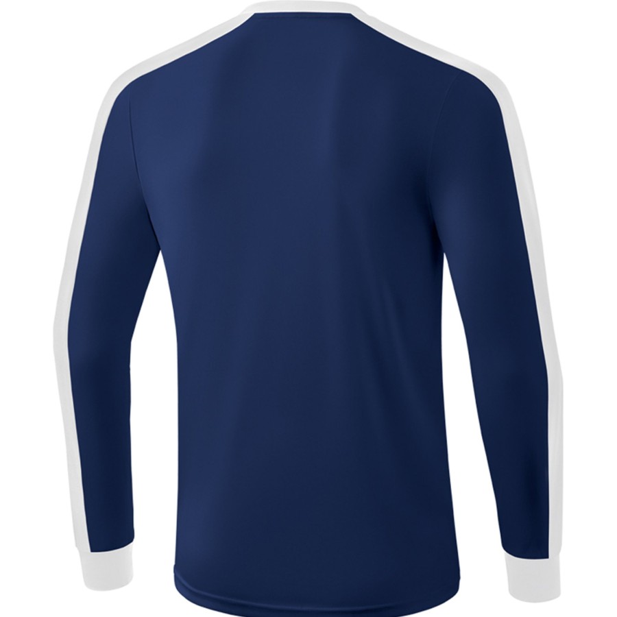 Herren Erima Trikots | Erima Herren Langarm Trikot Retro Star Blau-Weis