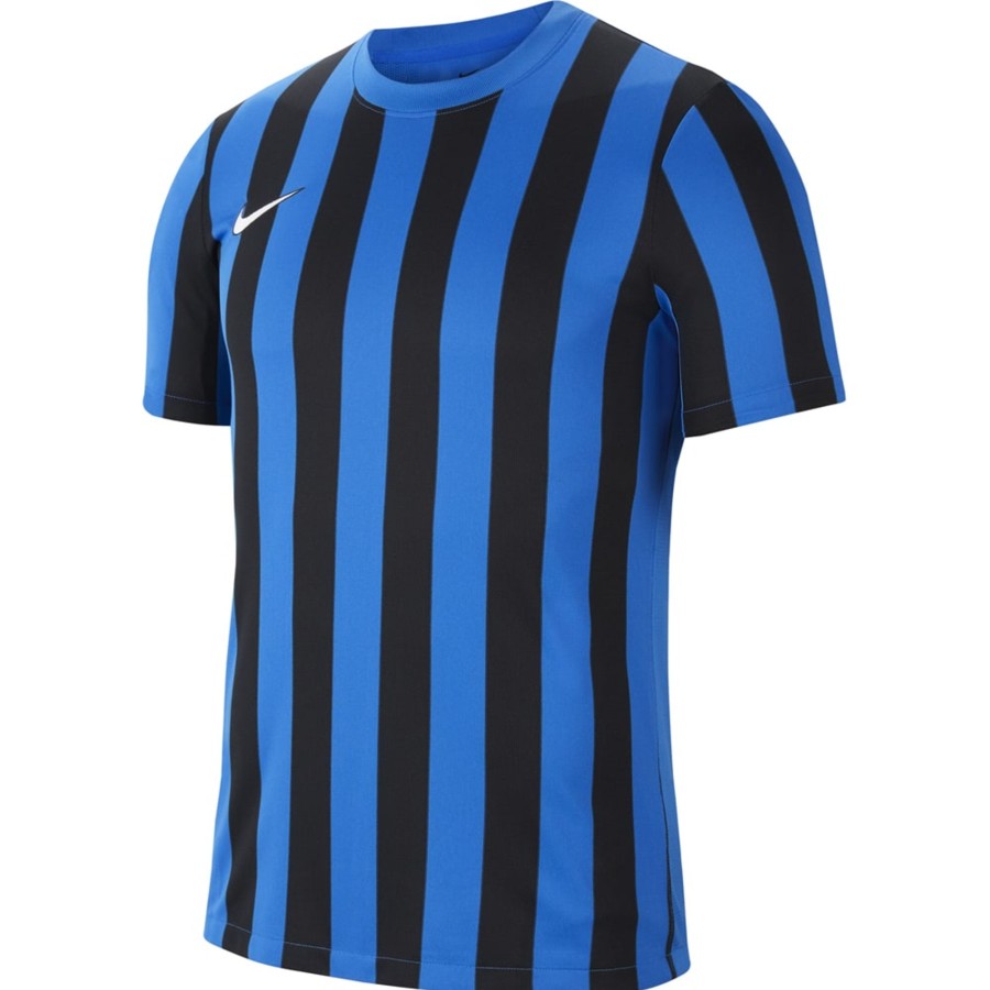 Kinder Nike Trikots | Nike Kinder Kurzarm Trikot Striped Division Iv Blau-Schwarz