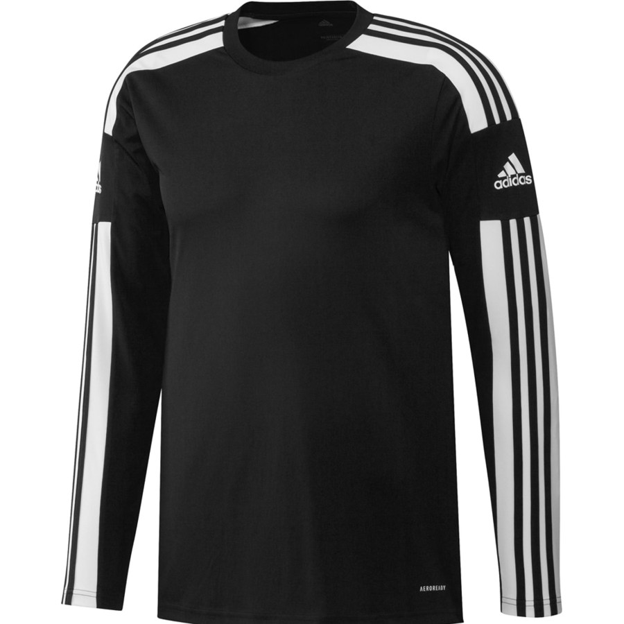 Herren Adidas Trikots | Adidas Herren Langarm Trikot Squadra 21 Schwarz-Weis