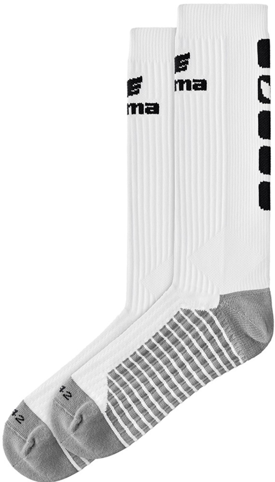 Kinder Erima Socken | Erima Classic 5-C Socken Lang Weis-Schwarz