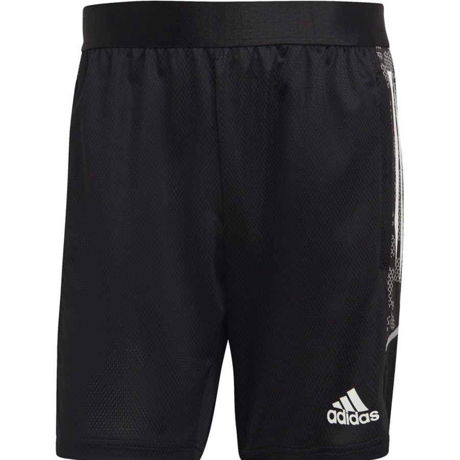 Herren Adidas Trainingshosen | Adidas Herren Trainings Shorts Condivo 21 Schwarz-Weis