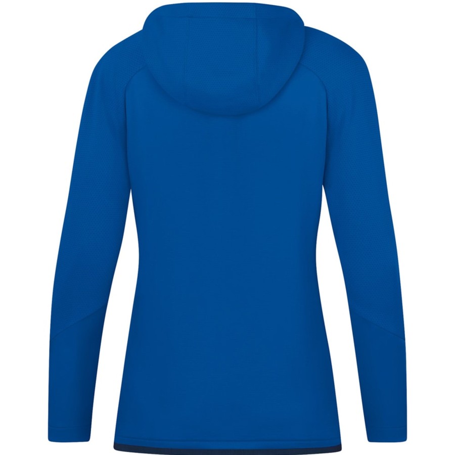 Damen Jako Jacken | Jako Damen Trainingsjacke Mit Kapuze Challenge Blau