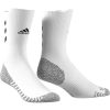 Herren Adidas Socken | Adidas Socken Alphaskin Traxion Crew Low Cushion Weis-Grau