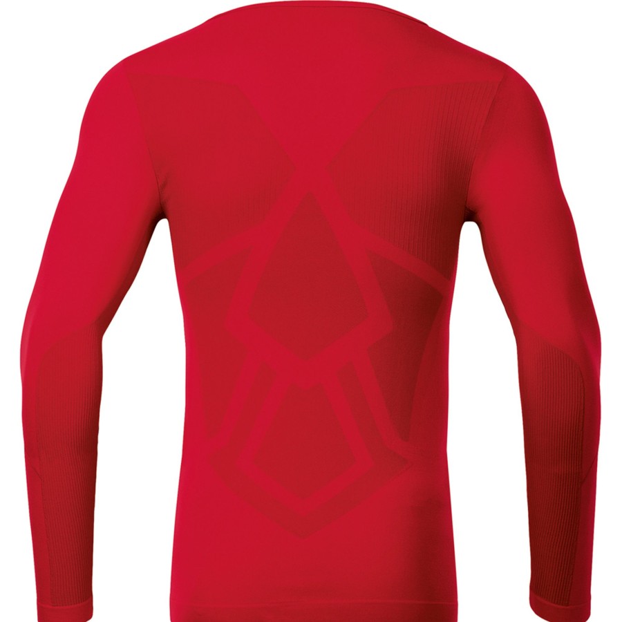 Kinder Jako Baselayer | Jako Kinder Longsleeve Comfort 2.0 Rot