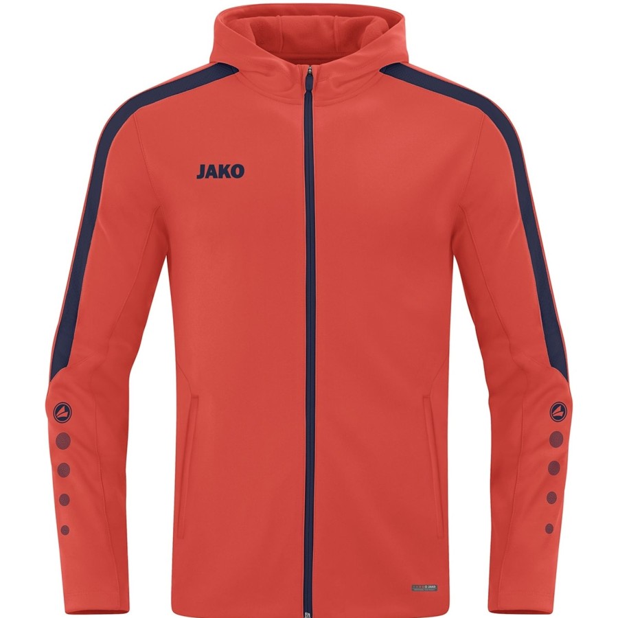 Damen Jako Jacken | Jako Kinder Kapuzenjacke Power Flame/Marine