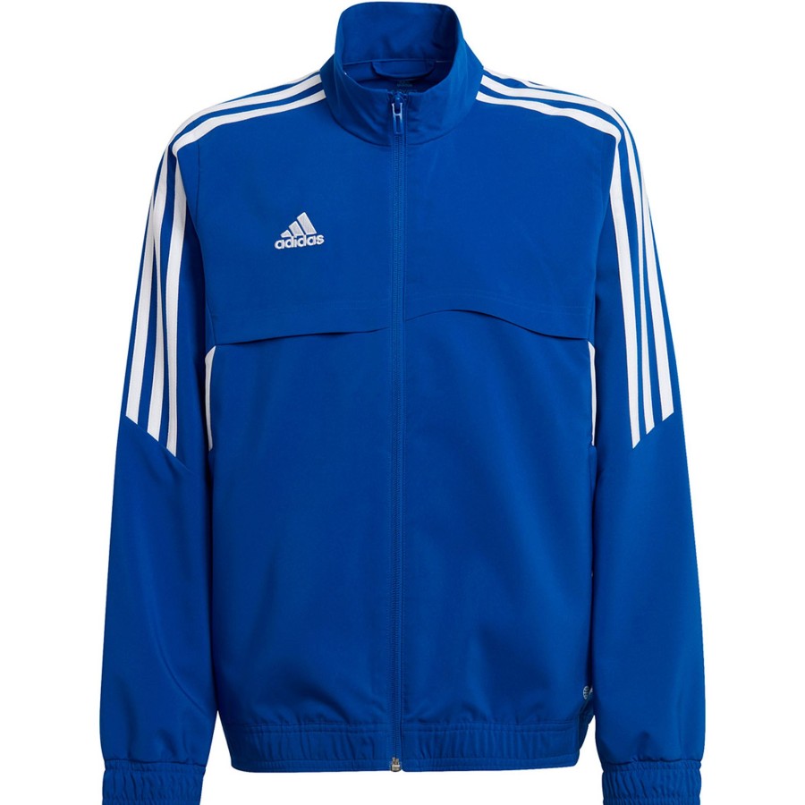 Kinder Adidas Jacken | Adidas Kinder Prasentationsjacke Condivo 22 Blau-Weis