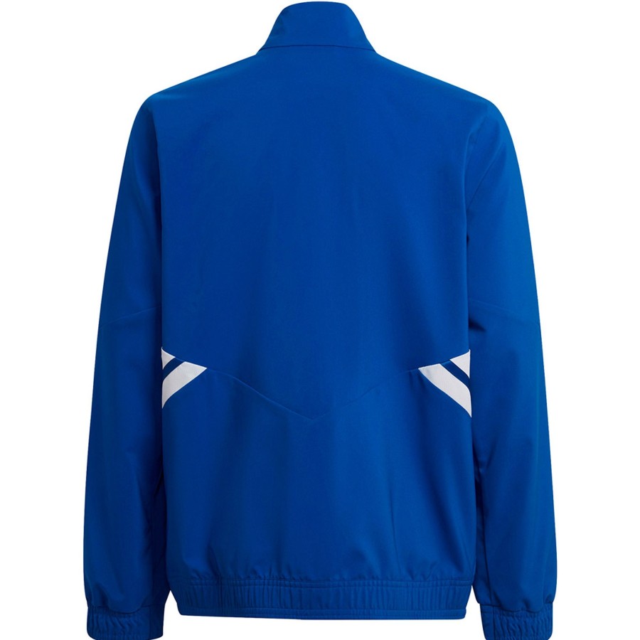 Kinder Adidas Jacken | Adidas Kinder Prasentationsjacke Condivo 22 Blau-Weis