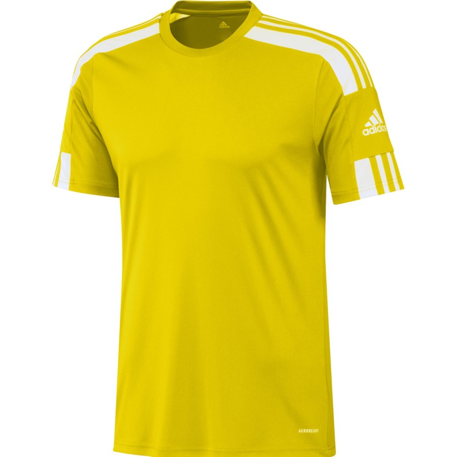 Herren Adidas Trikots | Adidas Herren Kurzarm Trikot Squadra 21 Gelb-Weis