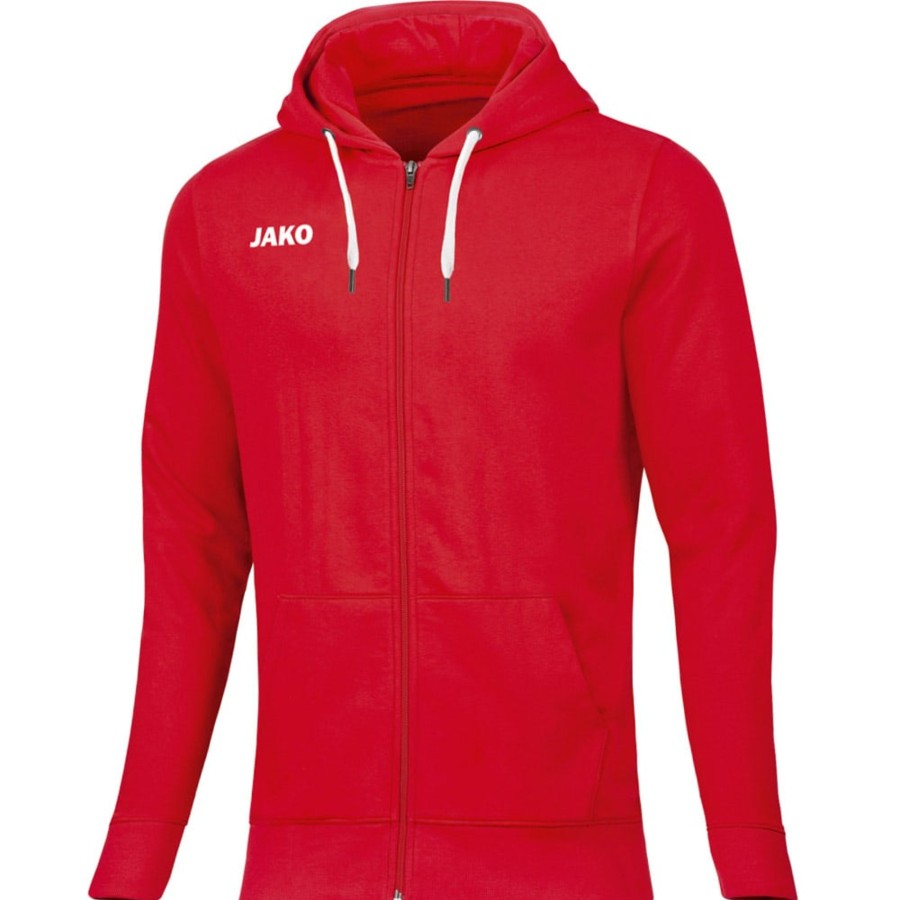 Damen Jako Jacken | Jako Damen Kapuzenjacke Base Rot