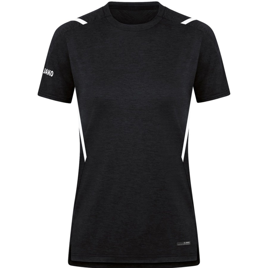 Damen Jako T-Shirts | Jako Damen T-Shirt Challenge Schwarz-Weis