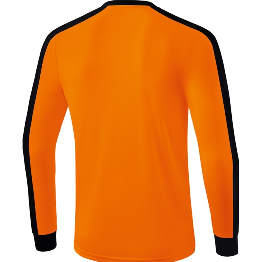 Herren Erima Trikots | Erima Herren Langarm Trikot Retro Star Orange-Schwarz