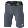 Herren Erima Laufhosen | Erima Elemental Tight Kurz Slate Grey Gunstig