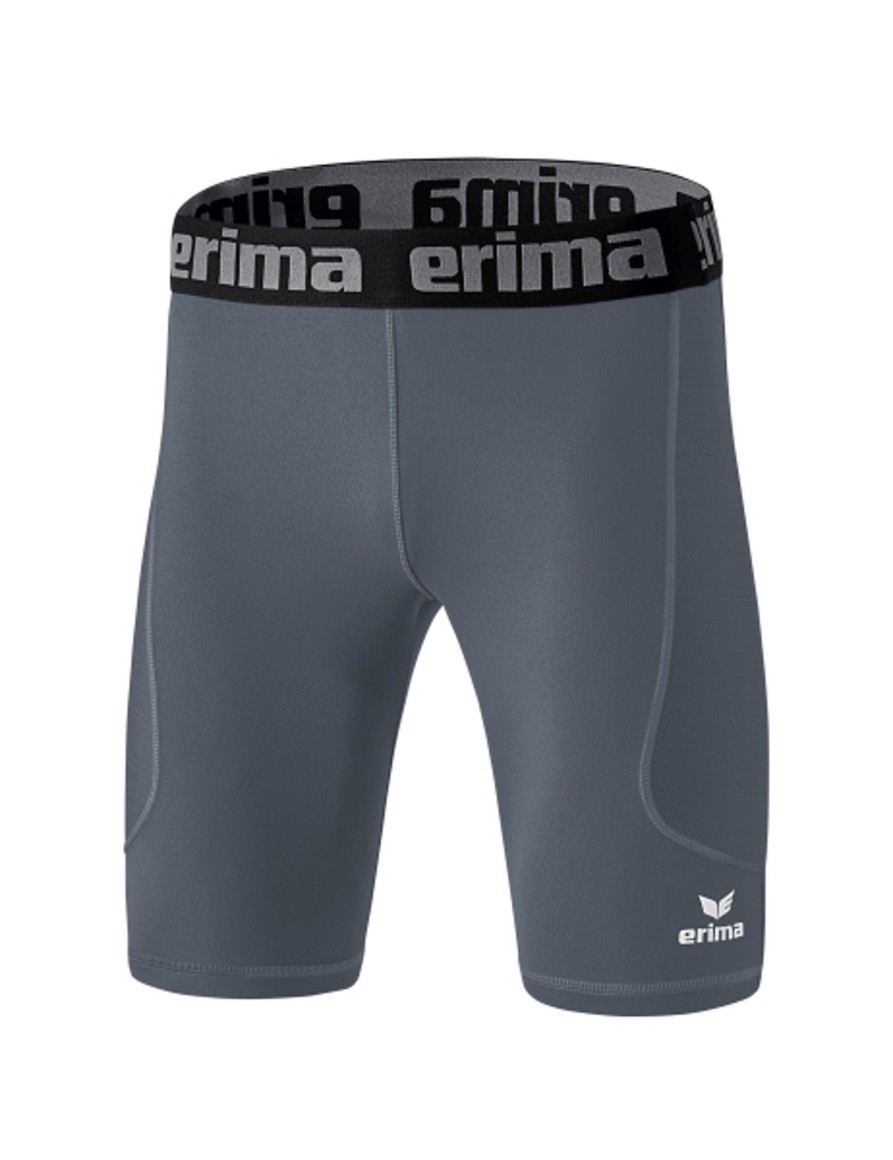 Herren Erima Laufhosen | Erima Elemental Tight Kurz Slate Grey Gunstig