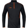 Herren Jako Sweatshirts | Jako Herren Ziptop Challenge Schwarz-Orange