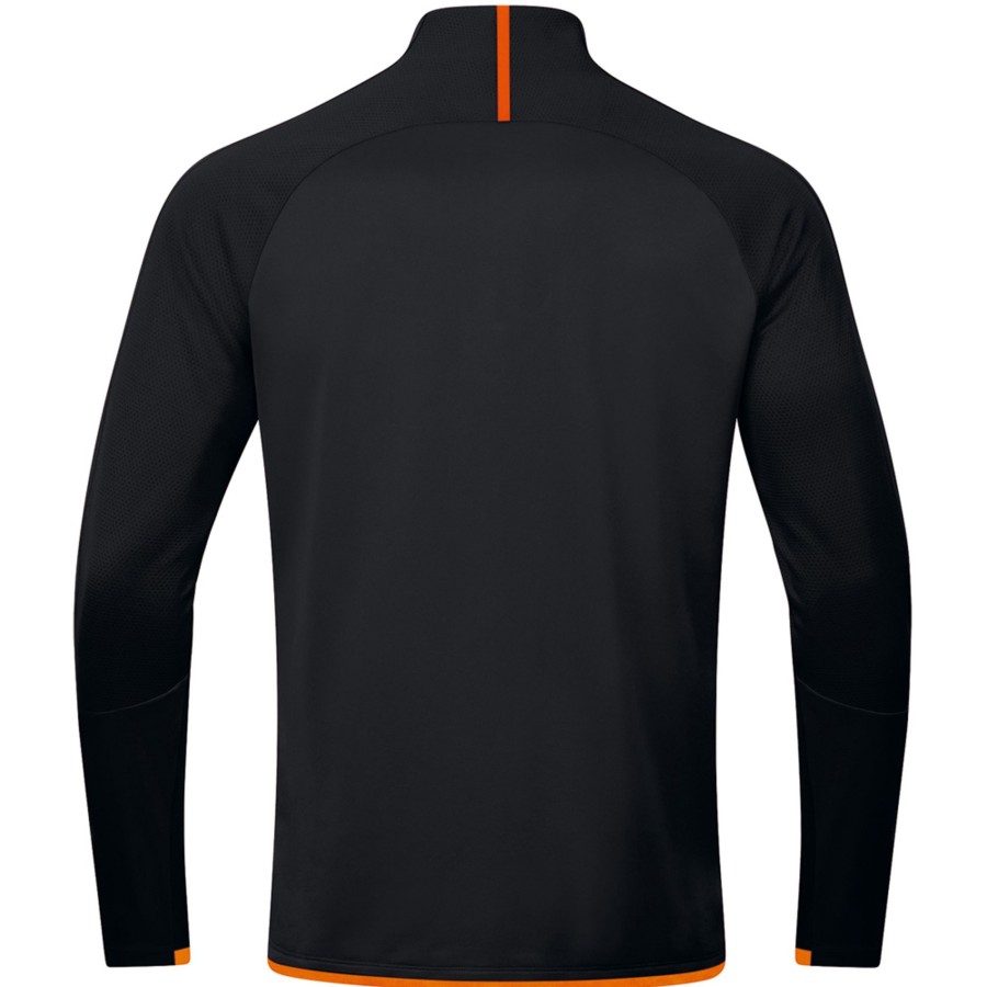 Herren Jako Sweatshirts | Jako Herren Ziptop Challenge Schwarz-Orange