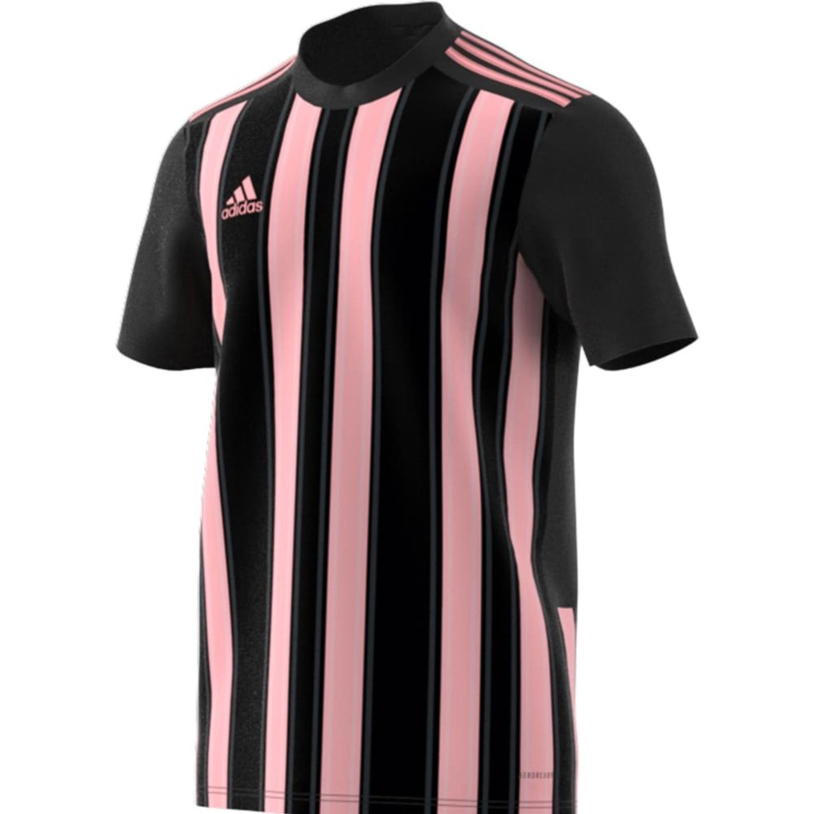 Herren Adidas Trikots | Adidas Kurzarm Trikot Striped 21 Schwarz-Rosa