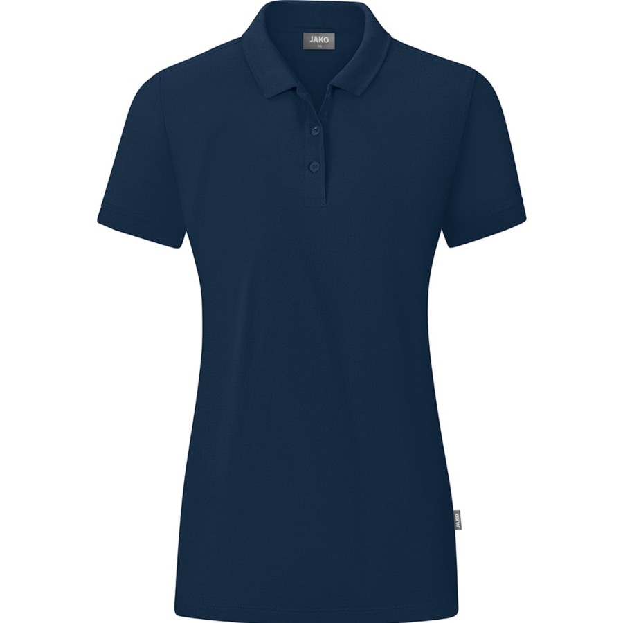 Damen Jako Polo-Shirts | Jako Damen Polo Organic Blau