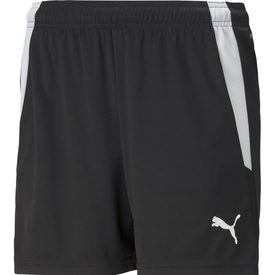 Damen Puma Shorts | Puma Damen Shorts Teamliga Schwarz-Weis