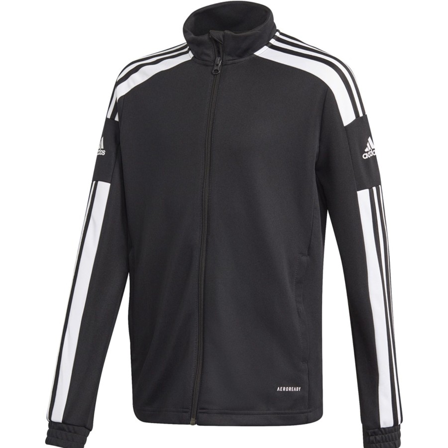 Herren Adidas Jacken | Adidas Kinder Trainingsjacke Squadra 21 Schwarz-Weis