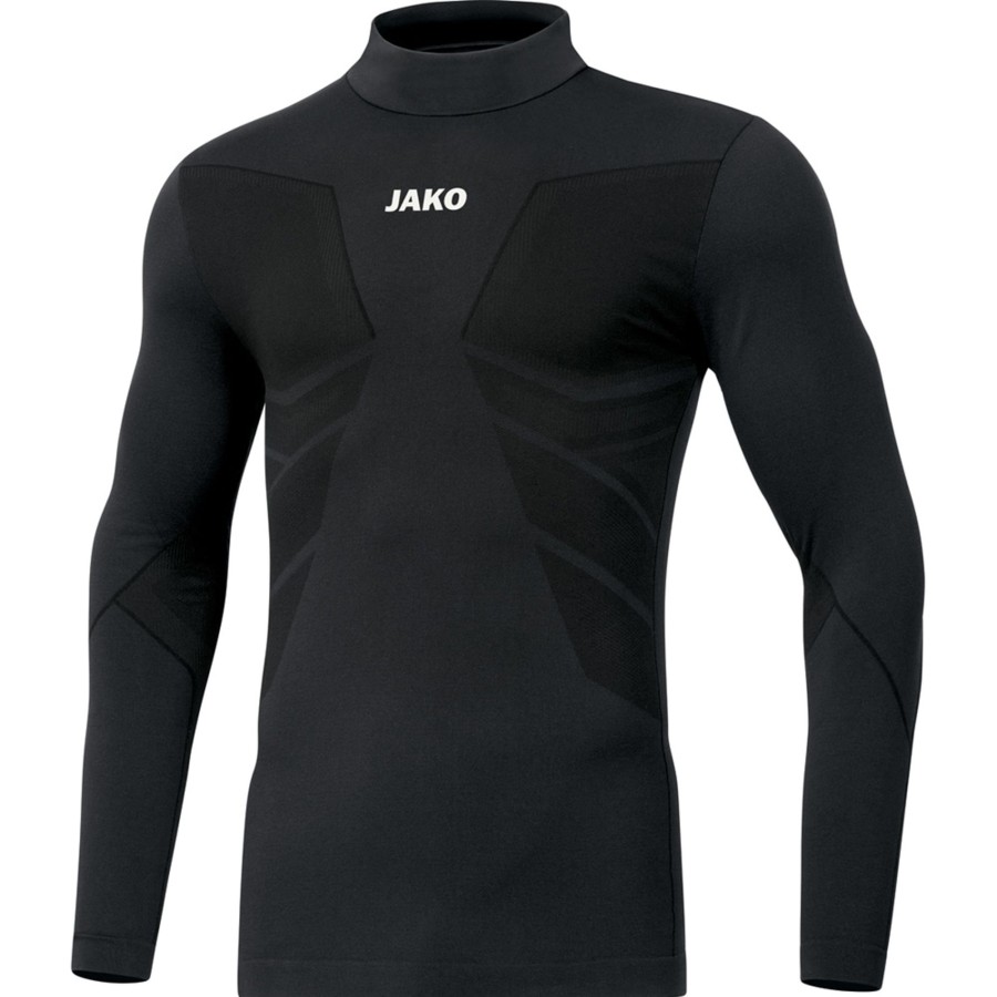 Kinder Jako Baselayer | Jako Kinder Turtleneck Comfort 2.0 Schwarz