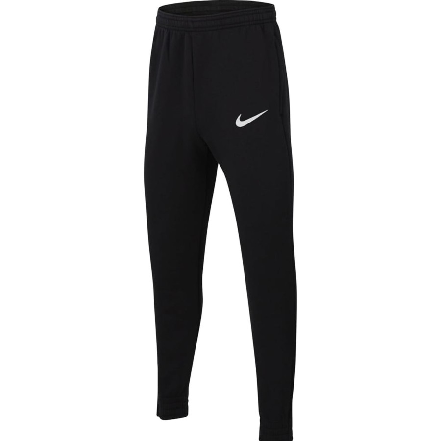 Kinder Nike Trainingshosen | Nike Kinder Fleece Trainingshose Park 20 Schwarz-Weis