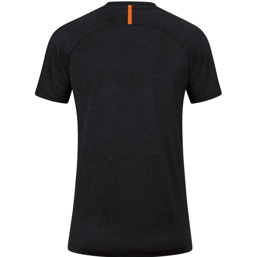 Damen Jako T-Shirts | Jako Damen T-Shirt Challenge Schwarz-Orange