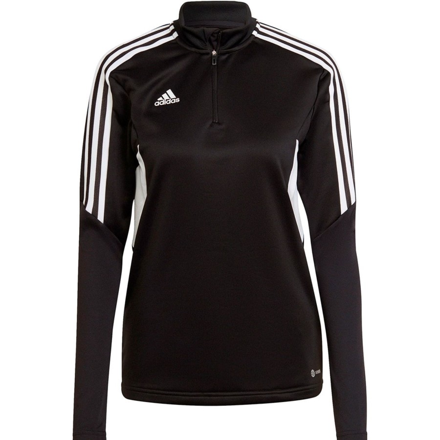 Damen Adidas Sweatshirts | Adidas Damen Trainingstop Condivo 22 Schwarz-Weis