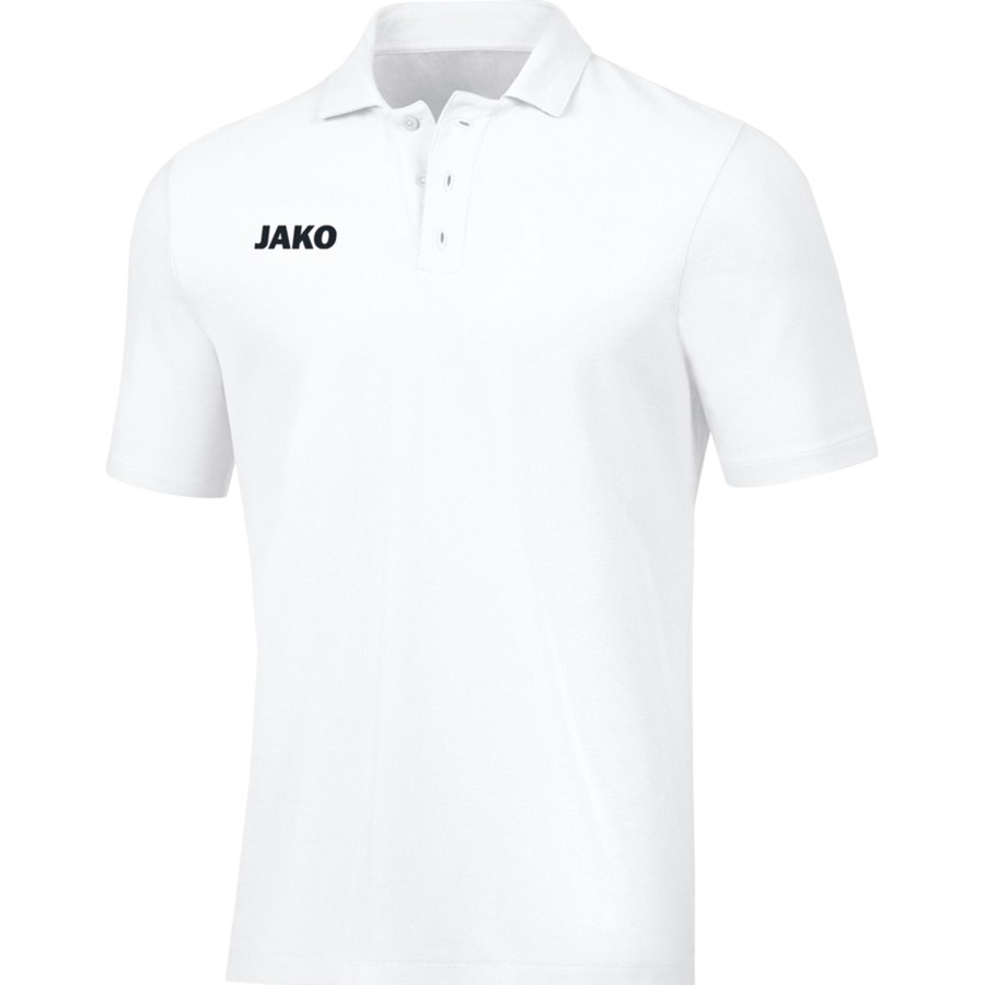 Herren Jako Polo-Shirts | Jako Herren Polo Base Weis