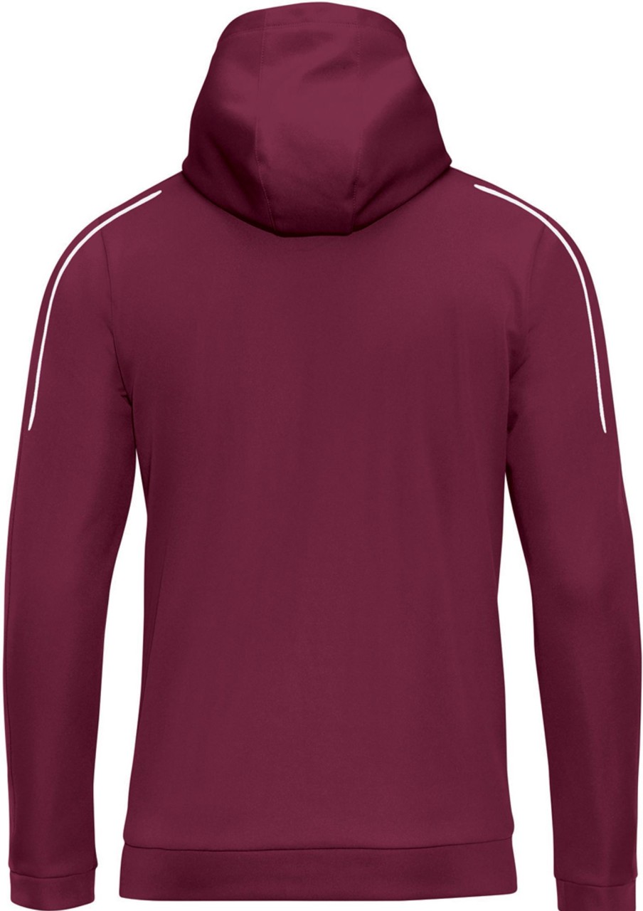 Damen Jako Jacken | Jako Classico Damen Kapuzenjacke Maroon