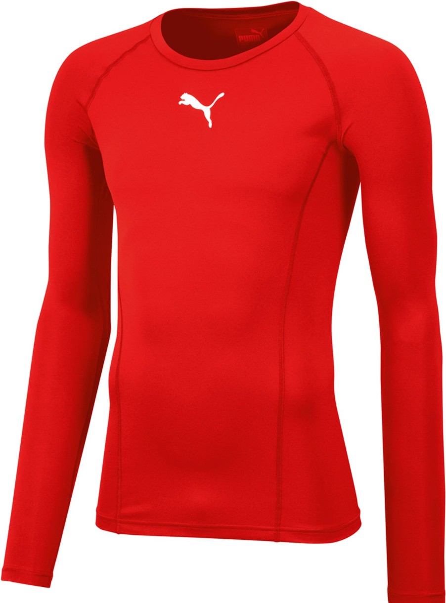 Kinder Puma Baselayer | Puma Liga Baselayer Kinder Langarm Shirt Puma Red