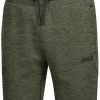 Herren Jako Shorts | Jako Premium Basics Shorts Khaki Meliert