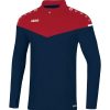 Herren Jako Sweatshirts | Jako Ziptop Champ 2.0 Blau-Rot