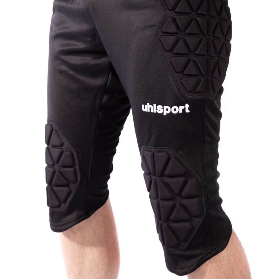 Damen Uhlsport Torwarthosen | Uhlsport Anatomic Torwart Longshorts Schwarz