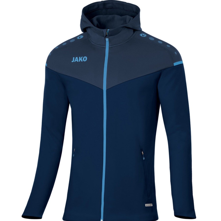 Damen Jako Jacken | Jako Damen Kapuzenjacke Champ 2.0 Blau