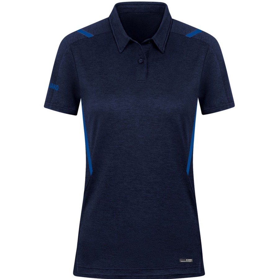 Damen Jako Polo-Shirts | Jako Damen Polo Challenge Blau