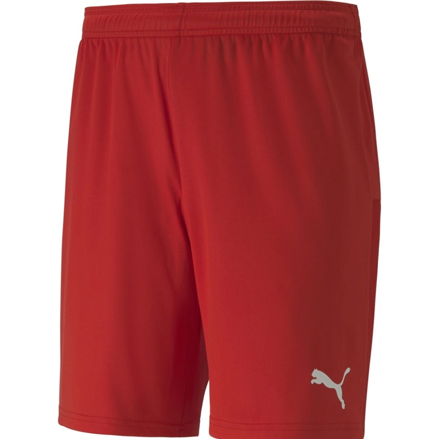 Herren Puma Shorts | Puma Knit Shorts Teamgoal 23 Rot