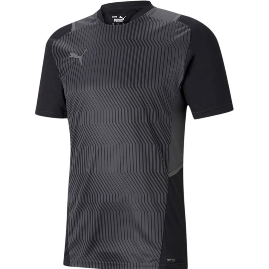 Herren Puma Trikots | Puma Training Trikot Teamcup Schwarz-Grau