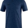 Herren Jako T-Shirts | Jako Premium Basics T-Shirt Marine Meliert