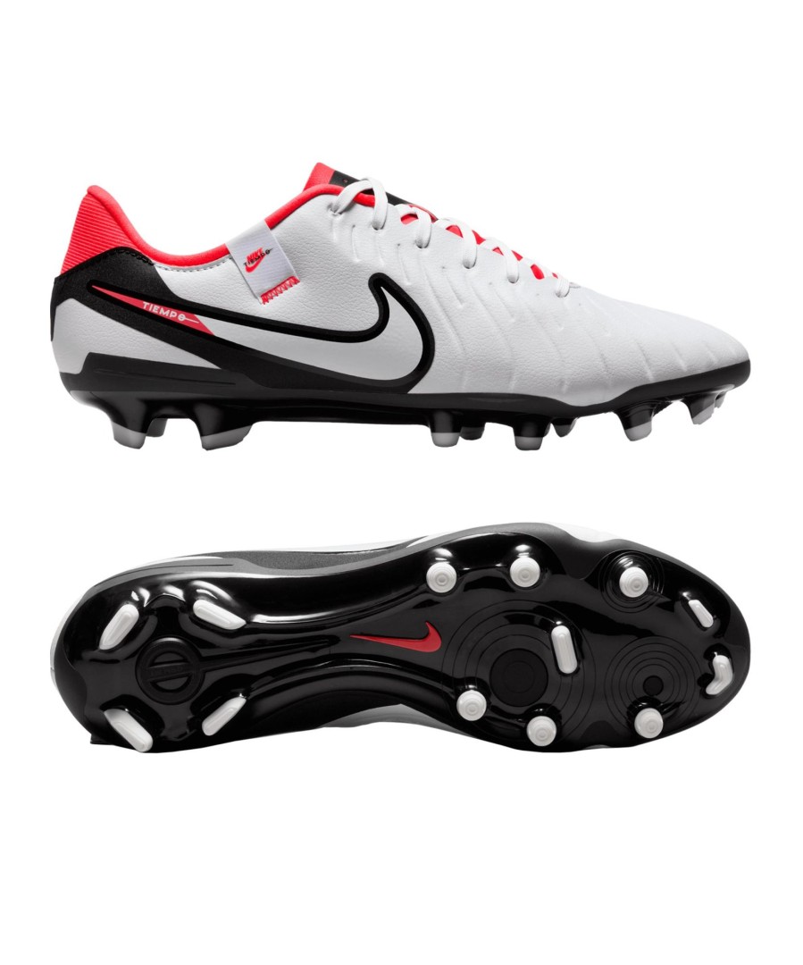 Sportschuhe Nike Nike Fusballschuhe | Nike Fusballschuh Tiempo Legend X Academy Fg/Mg Ready Weis Schwarz Rot