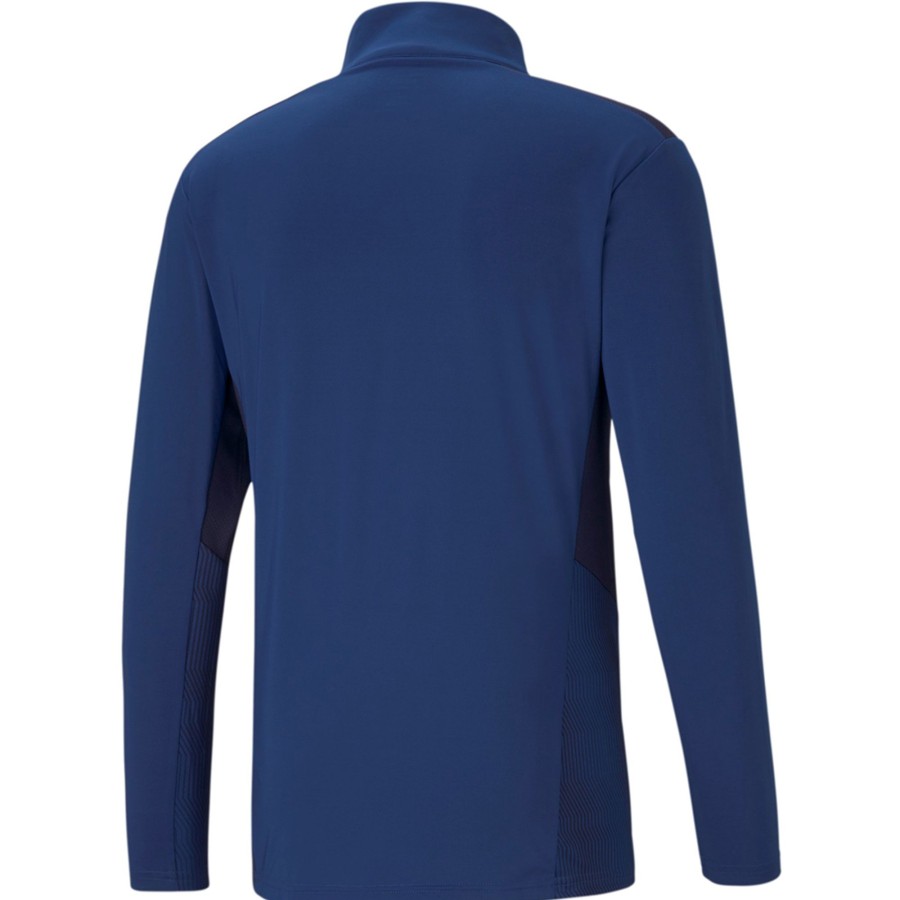 Herren Puma Sweatshirts | Puma 1/4 Zip Top Teamcup Blau