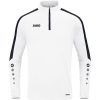 Herren Jako Sweatshirts | Jako Herren Ziptop Power Weis