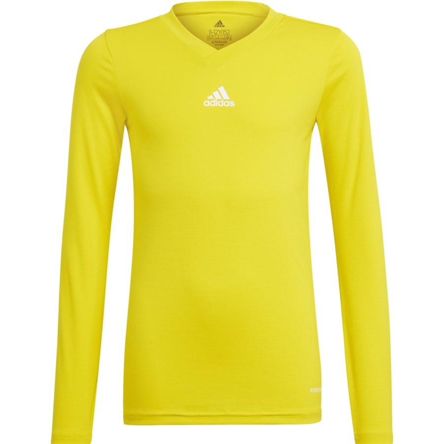 Kinder Adidas Baselayer | Adidas Kinder Langarm Base Shirt Team Gelb