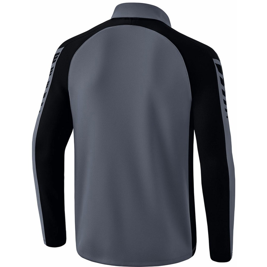 Herren Erima Sweatshirts | Erima Trainingstop Six Wings Grau-Schwarz