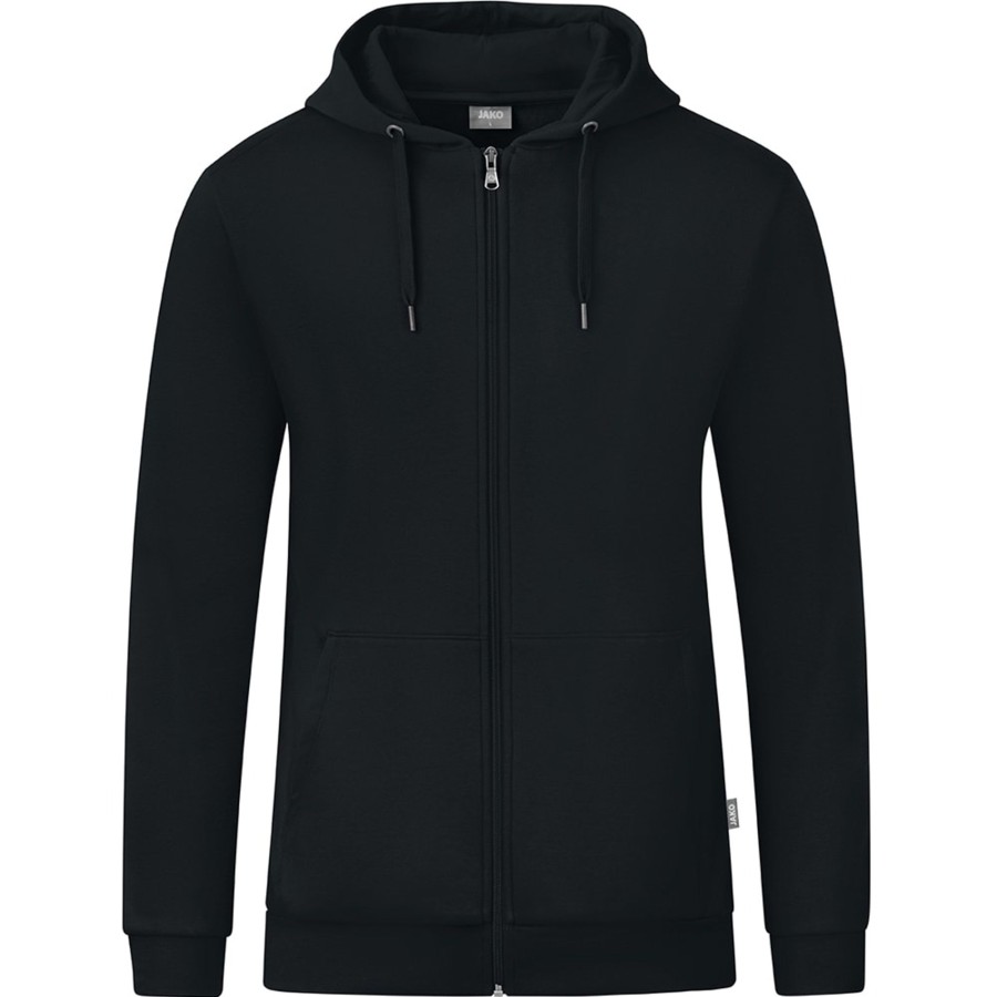 Herren Jako Jacken | Jako Herren Kapuzenjacke Organic Schwarz