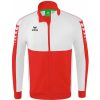 Herren Erima Jacken | Erima Trainingsjacke Six Wings Rot-Weis