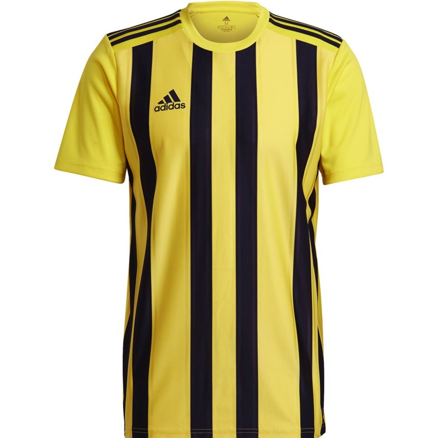 Herren Adidas Trikots | Adidas Kurzarm Trikot Striped 21 Gelb-Schwarz