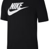 Herren Nike T-Shirts | Nike Sportswear Herren T-Shirt Schwarz-Weis-Weis