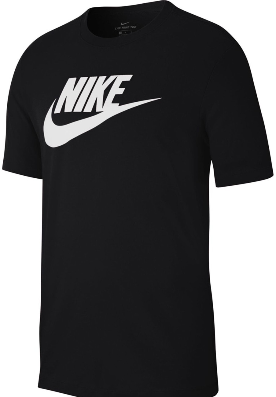 Herren Nike T-Shirts | Nike Sportswear Herren T-Shirt Schwarz-Weis-Weis