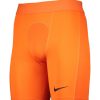 Herren Nike Tights | Nike Pro Strike Short Orange Schwarz F819